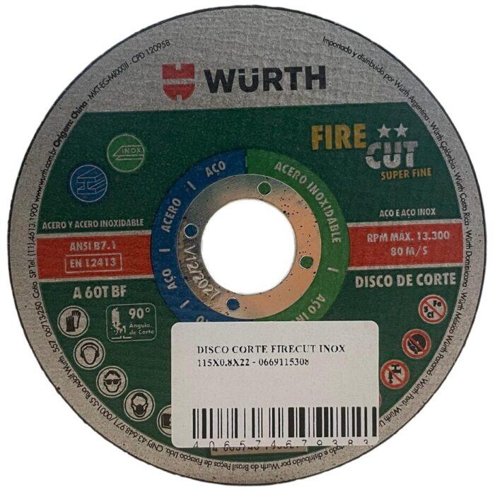 25 Disques De Coupe Ultra Fins Norton MEGA-LINE 115x0,8x22,23 Mm, Inox